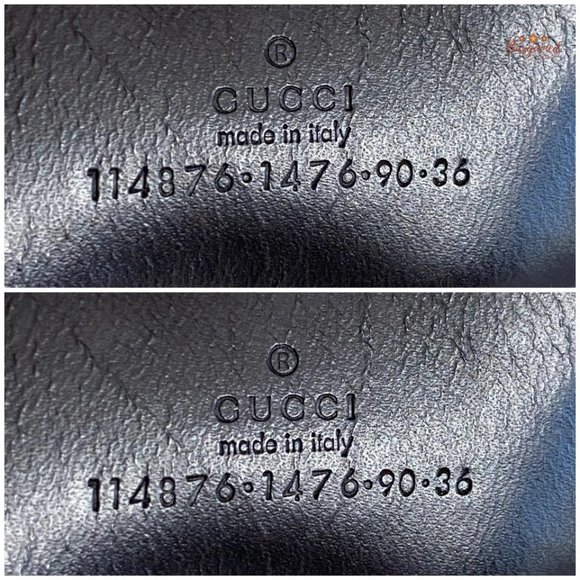 Authentic Gucci Cream Guccissima Leather Gold Interlocking G Buckle Belt 90/36 - Picture 7 of 14